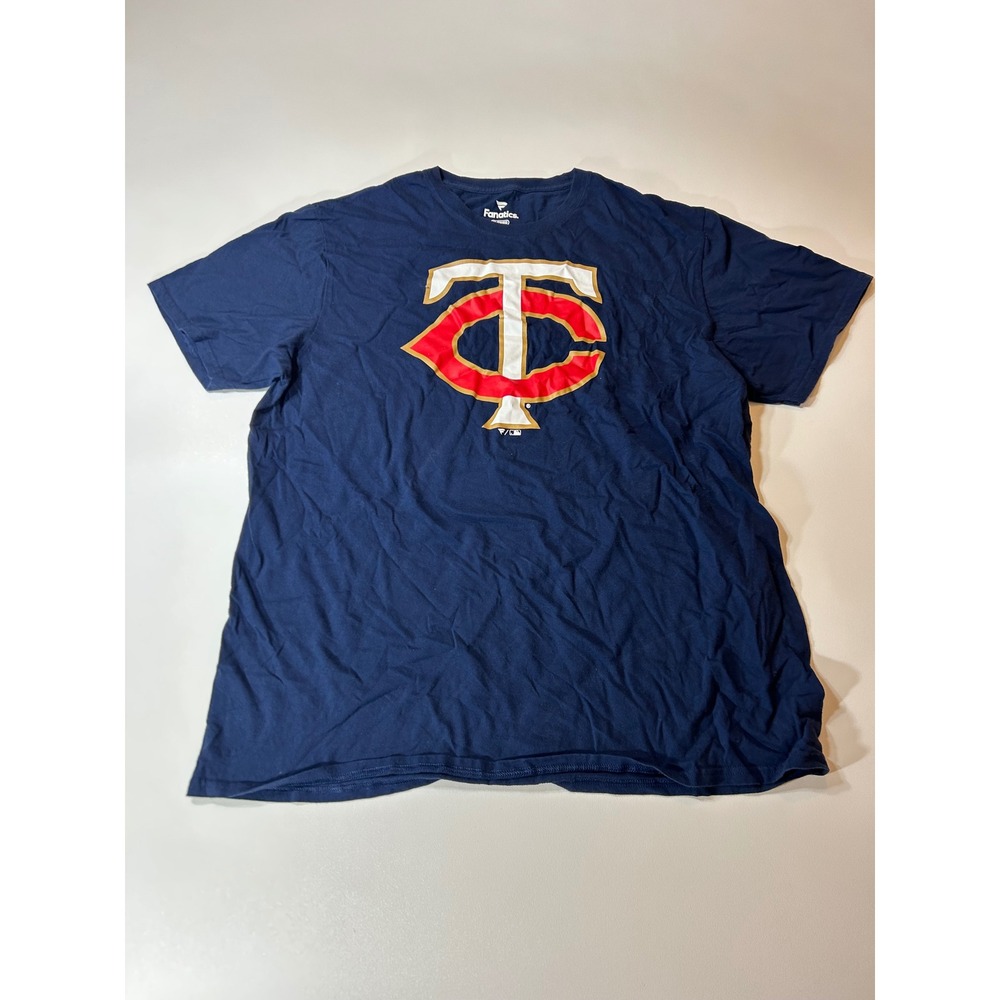Fanatics T-Shirt Men's XL Navy Blue Minnesota Twins MLB Graphic Tee